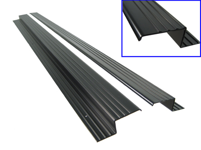 VW Door Sills, Billet Aluminum, Satin Black, Pair, All Sedans